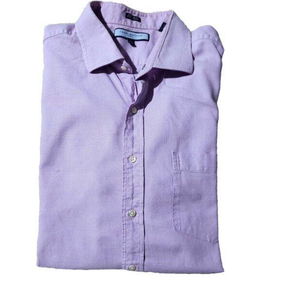 Tommy Hilfiger Ithaca Shirt Men's 2XL Size 18 1/2 Button Up Long Sleeve 34-35 - Picture 2 of 8